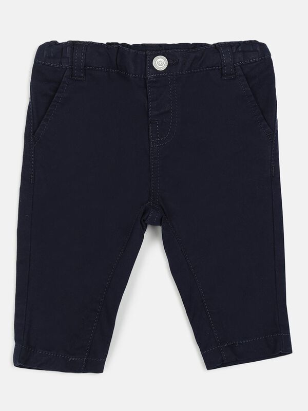 Twill Long Trousers -Navy image number null